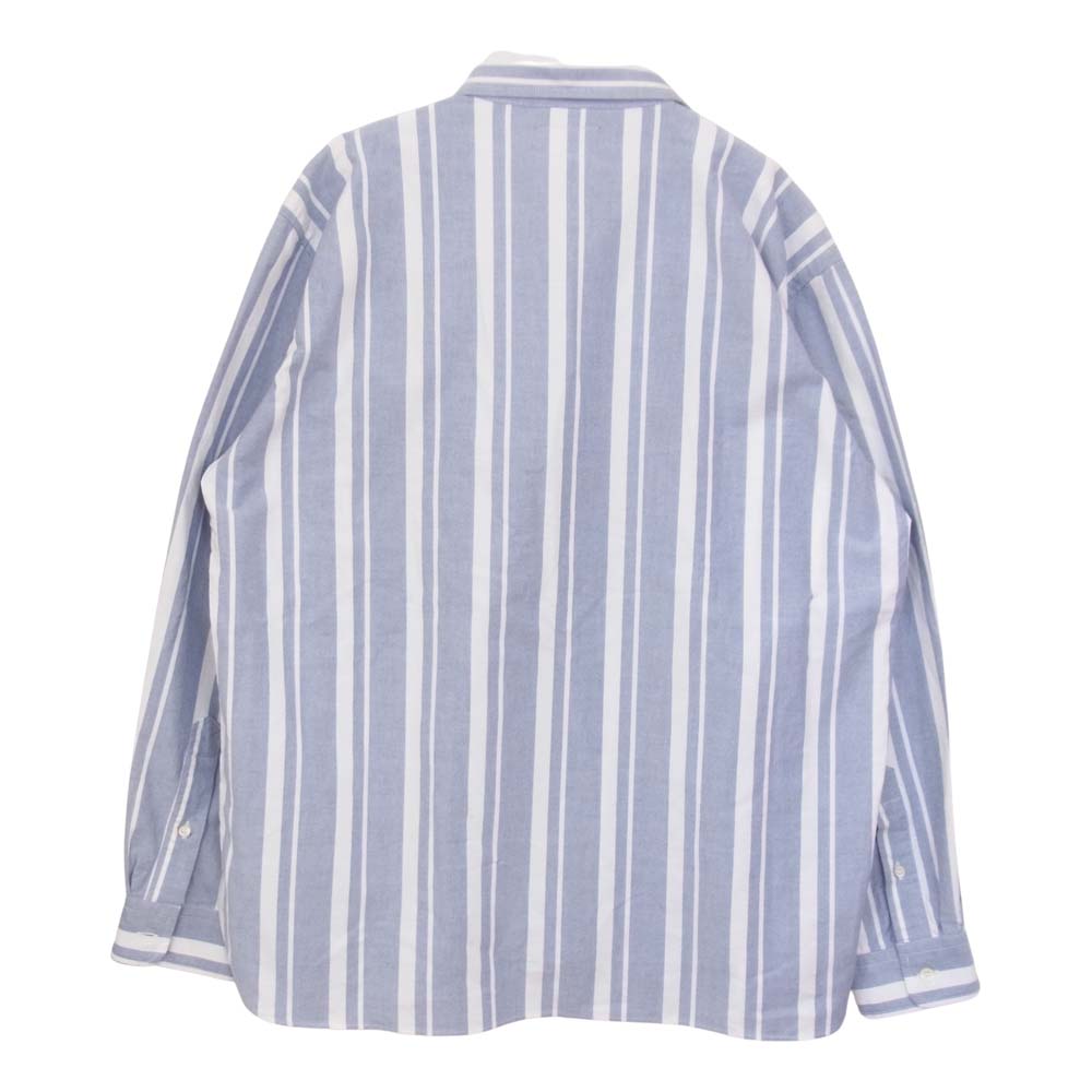 DESCENDANT ディセンダント VOIL PULLOVER LS SHIRT プルオーバー シャツ ブルー系 2【中古】