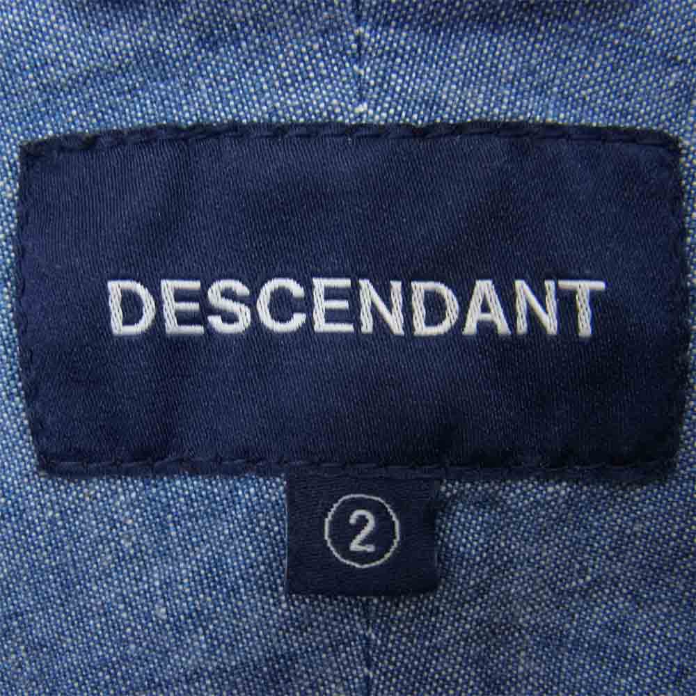 DESCENDANT ディセンダント VANNING CHAMBRAY LS SHIRT シャンブレー