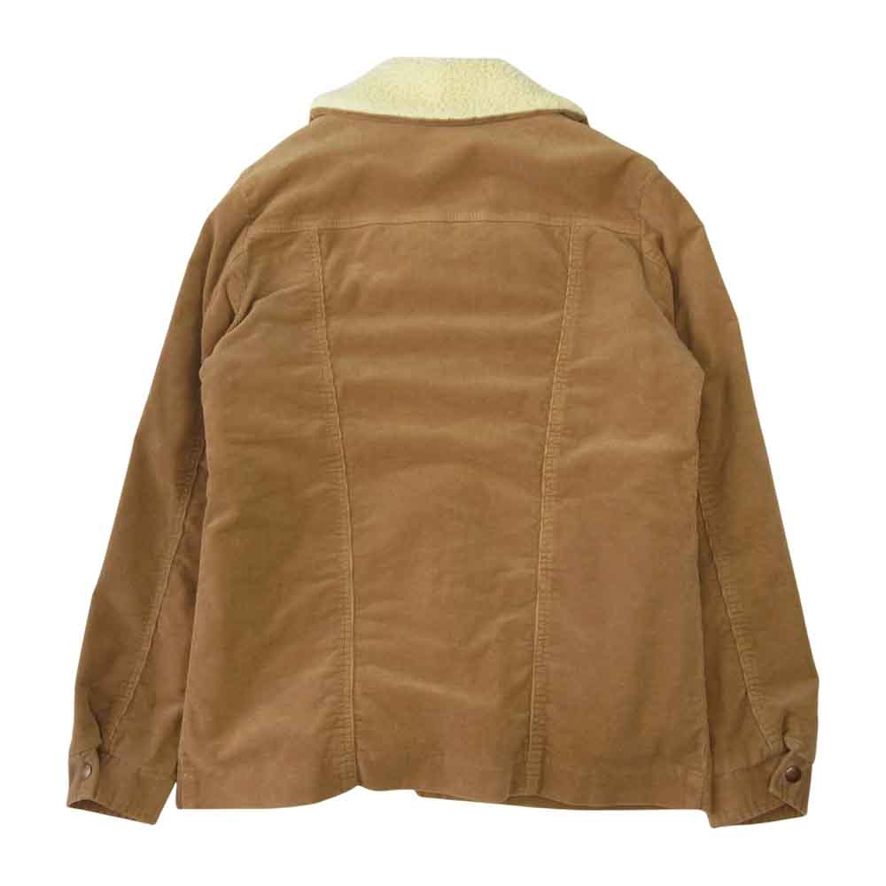 BEAMS ビームス ×wrangler ラングラー 別注 コーデュロイ ボア ジャケット ベージュ系 M【中古】
