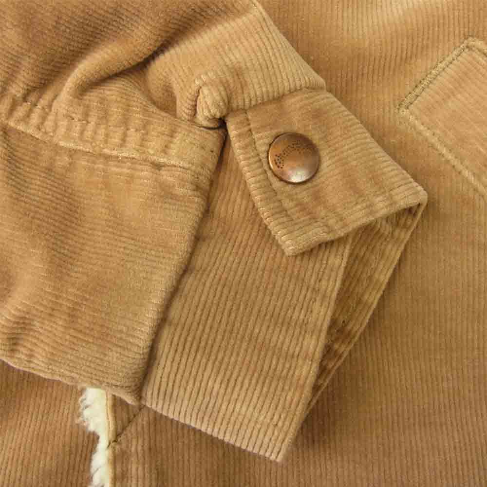 BEAMS ビームス ×wrangler ラングラー 別注 コーデュロイ ボア ジャケット ベージュ系 M【中古】