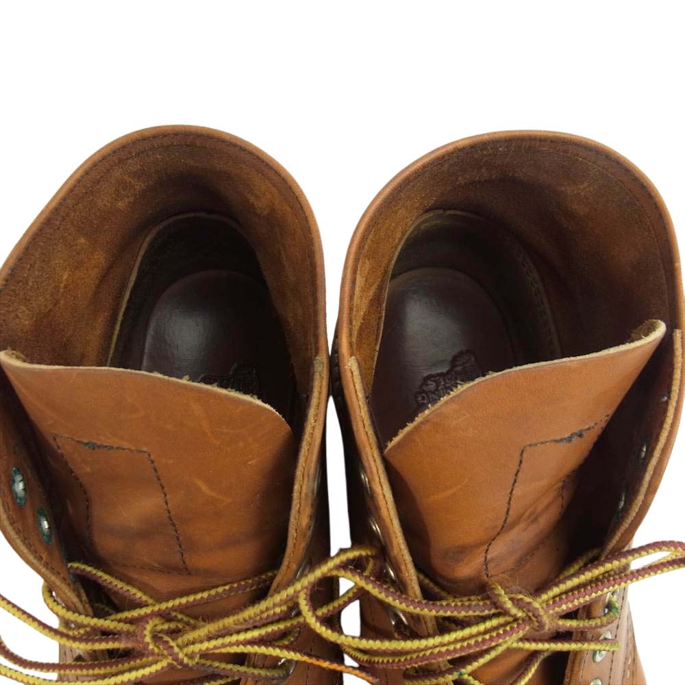 RED WING レッドウィング 9107 アイリッシュ セッター プレーン トゥ オロイジナル ブーツ ブラウン系 26.5cm【中古】