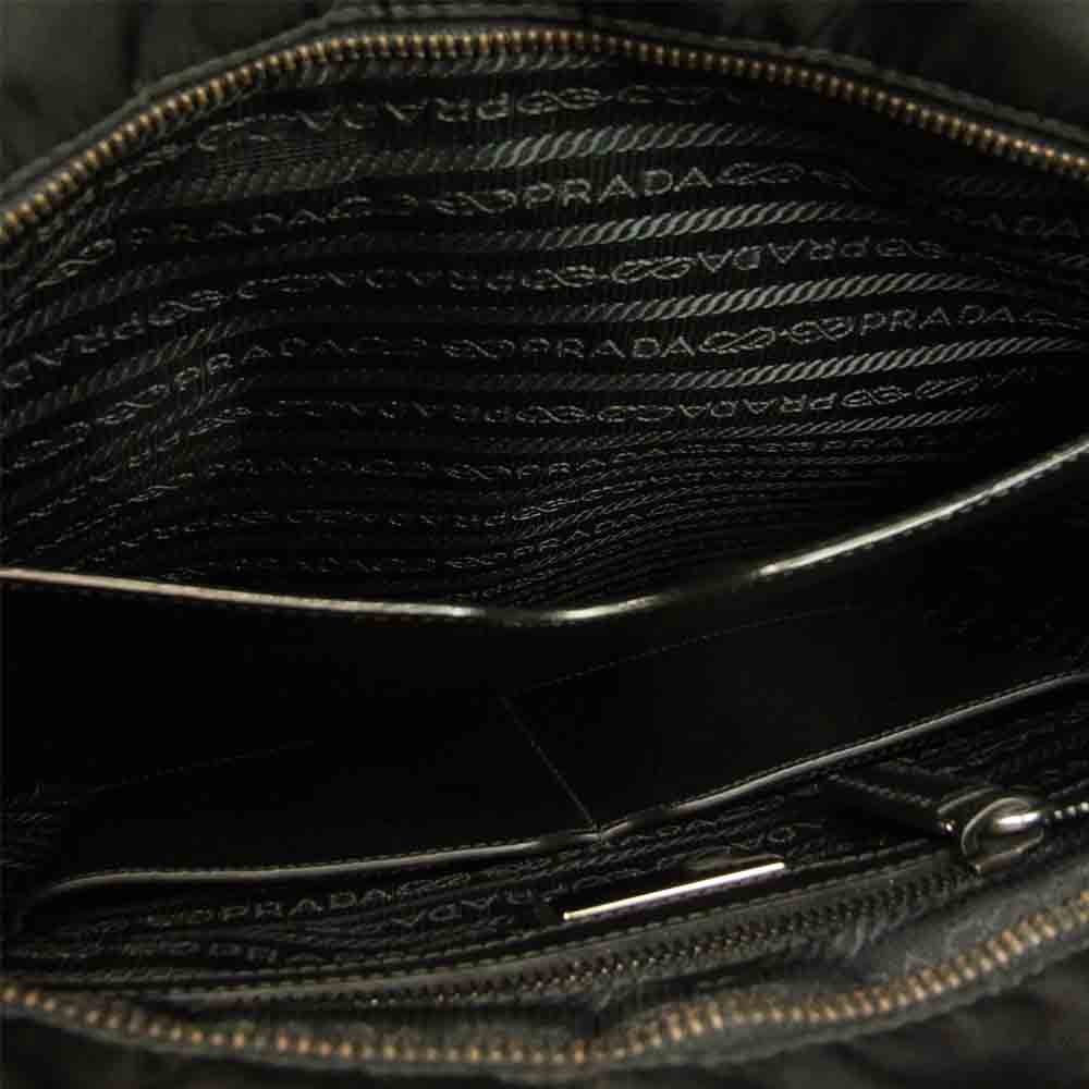 PRADA プラダ ナイロン ショルダー バッグ ブラック系【中古】
