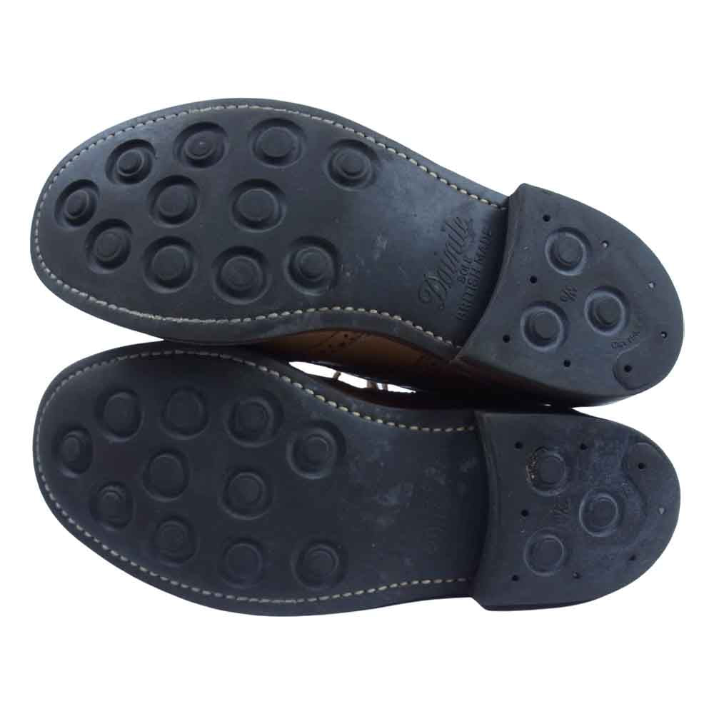 Tricker's トリッカーズ L5180 MALTON Brogue Boots モールトン レースアップ ブーツ ライトブラウン系 5【中古】