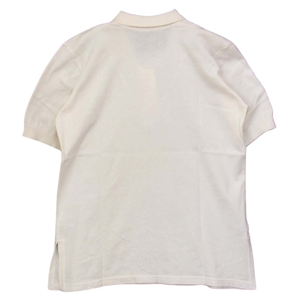 Aquascutum アクアスキュータム 2B 半袖 ニット ポロシャツ ホワイト ホワイト系 9【中古】