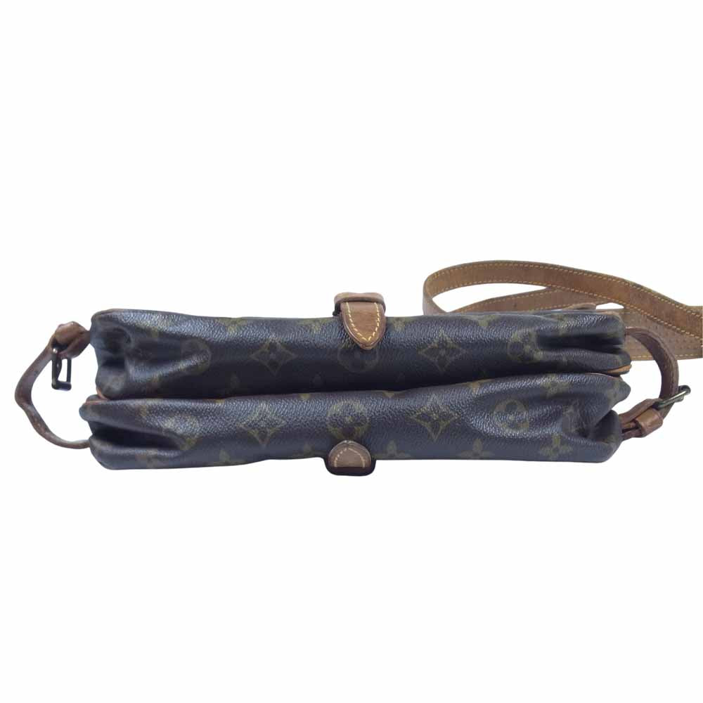 LOUIS VUITTON ルイ・ヴィトン モノグラム ソミュール30 ショルダー バッグ ダークブラウン系【中古】