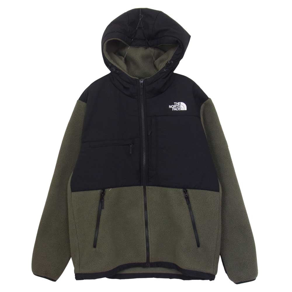 THE NORTH FACE ノースフェイス NA72052 Denali Hoodie デナリ フーディ フリース ジャケット カーキ系 M【中古】