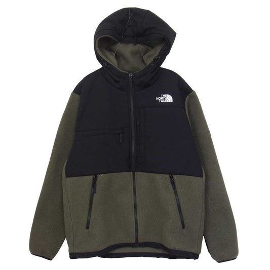 THE NORTH FACE ノースフェイス NA72052 Denali Hoodie デナリ フーディ フリース ジャケット カーキ系 M【中古】