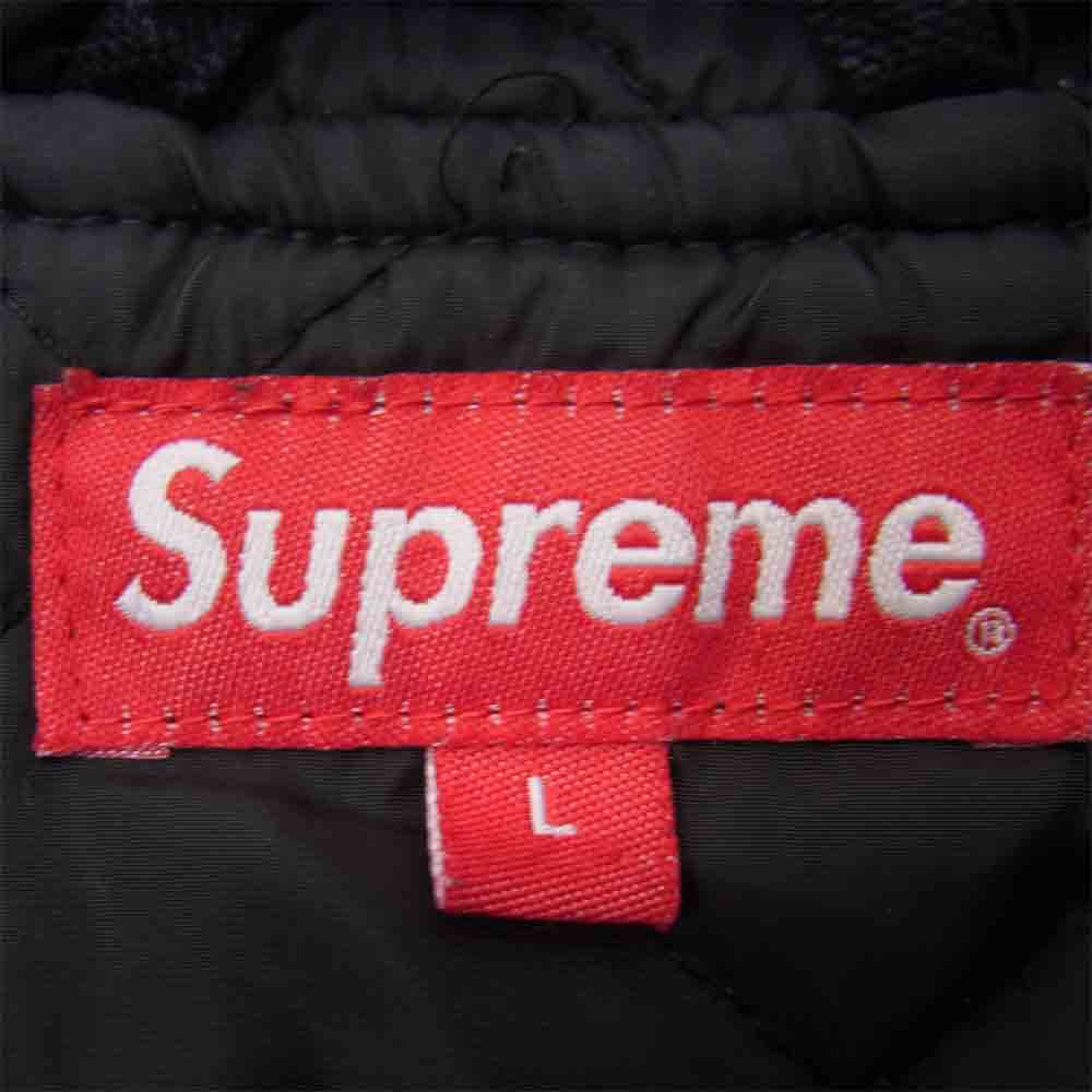 Supreme シュプリーム 20SS canvas hooded work jacket キャンバス フーデッド ワーク ジャケット ブラック系 L【中古】