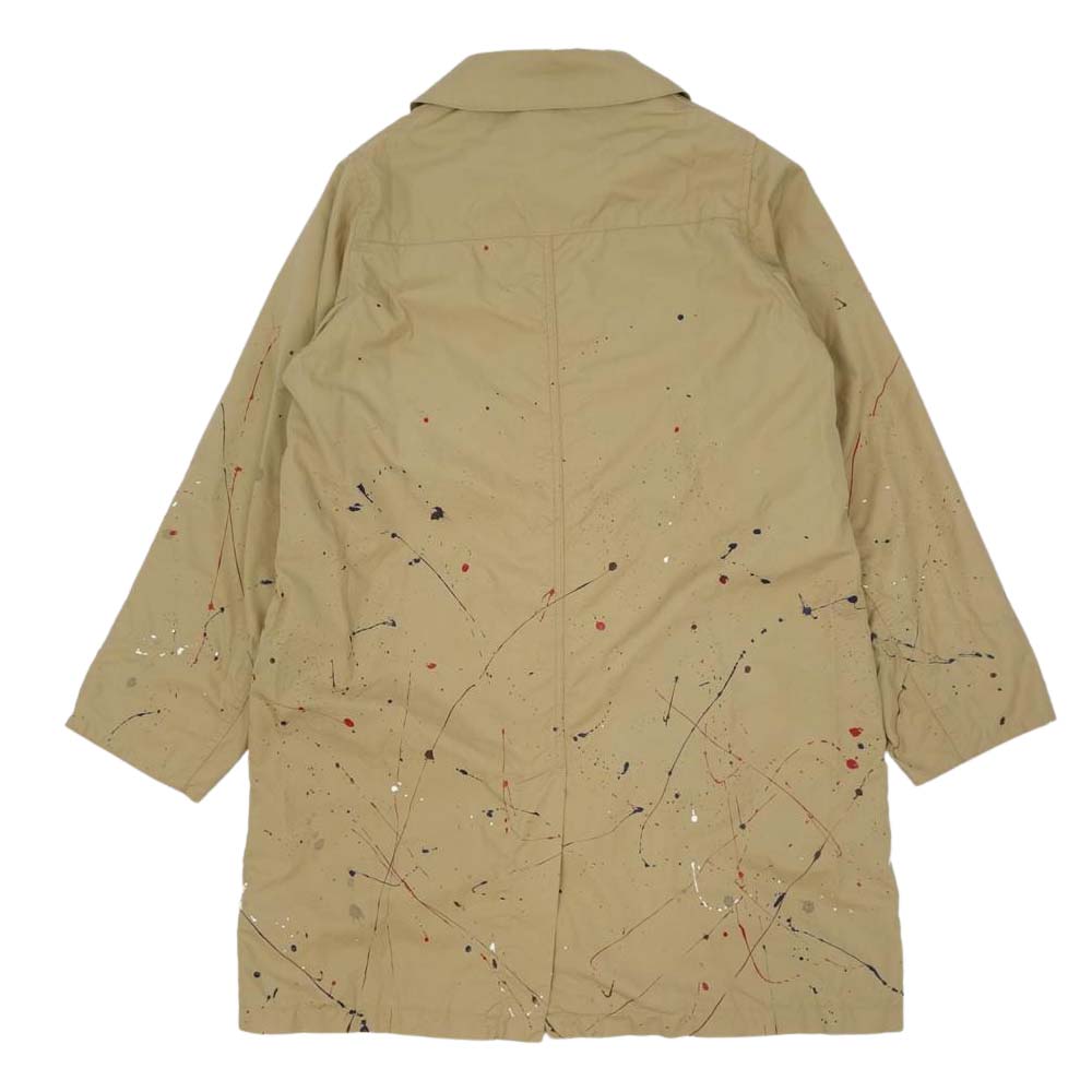 VISVIM ビズビム 0219905013008 GREASE MONKEY COAT I.C.T. ペイント加工 グレイス モンキー コート ベージュ系 1【美品】【中古】
