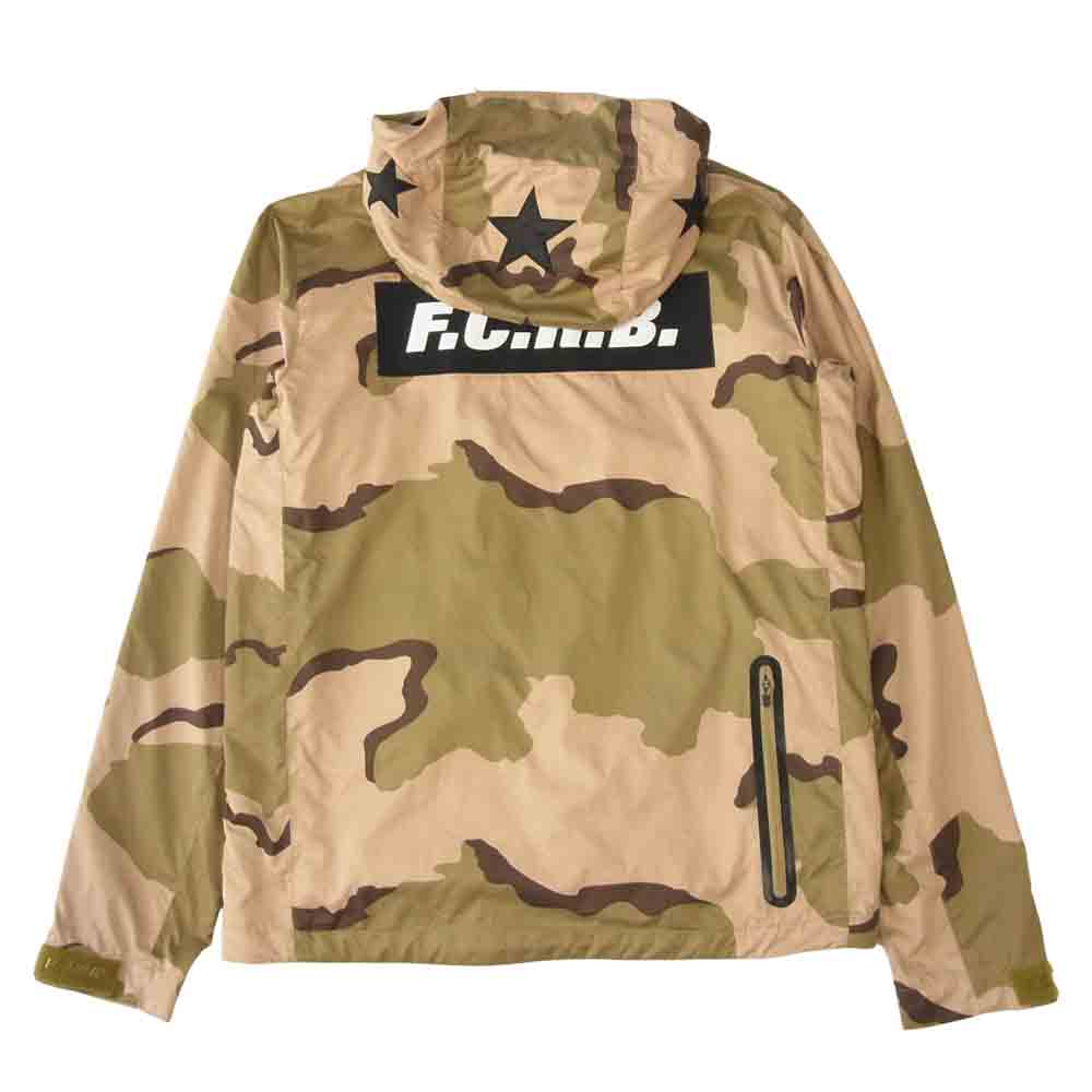 F.C.R.B. エフシーアールビー FCRB-167013 CAMOUFLAGE PRACTICE JACKET カモフラージュ柄 プラクティス ジャケット ベージュ系 S【中古】