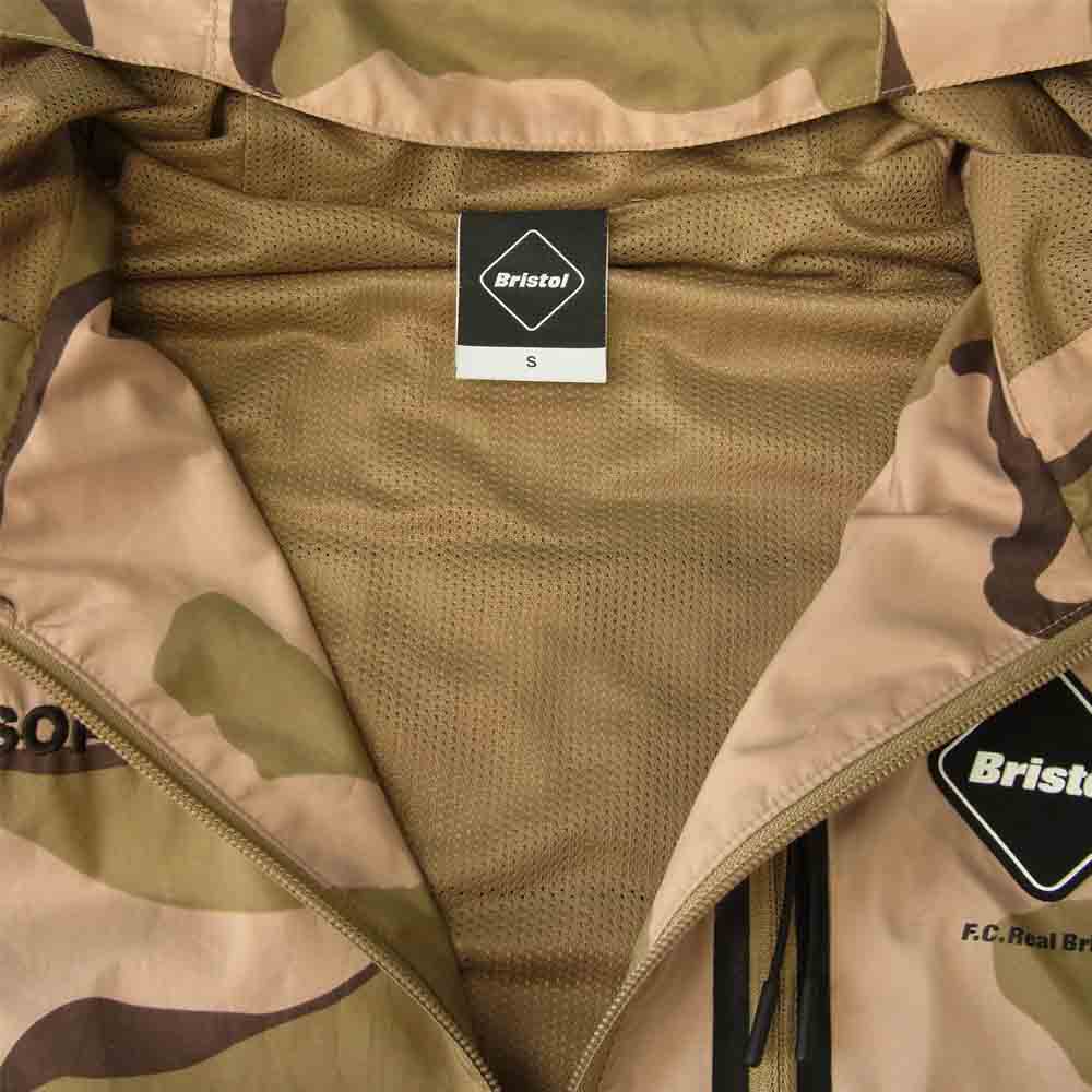 F.C.R.B. エフシーアールビー FCRB-167013 CAMOUFLAGE PRACTICE JACKET カモフラージュ柄 プラクティス ジャケット ベージュ系 S【中古】
