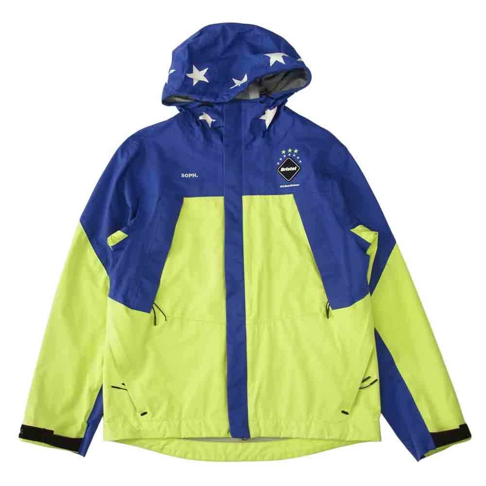 F.C.R.B. エフシーアールビー FCRB-170016 TOUR JACKET ツアー ジャケット イエロー系 ブルー系 S【中古】