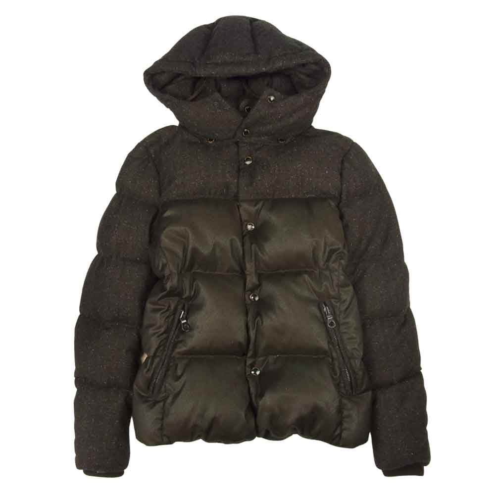 1piu1uguale3 ウノピュウノウグァーレトレ MRB023 × DUVETICA デュベティカ hooded down jacket フーディ― ダウン ジャケット ブラウン系 5【中古】