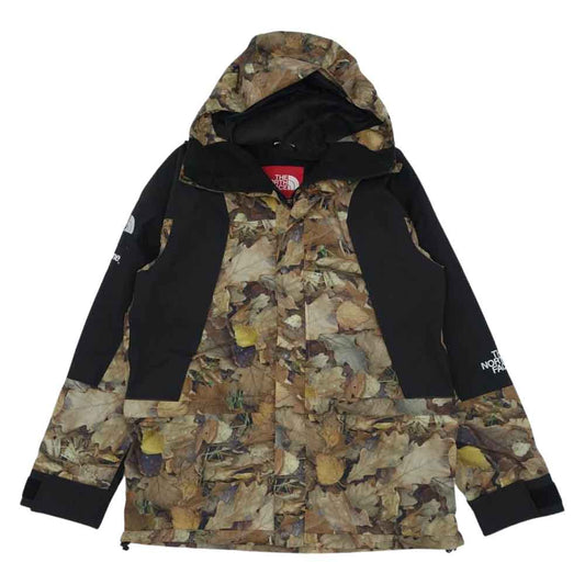 Supreme シュプリーム 16AW NP51601I × THE NORTH FACE Mountain Light Jacket Leaves 国内正規品 ノースフェイス マウンテンライトジャケット枯葉　サイズM ブラウン系 M【中古】