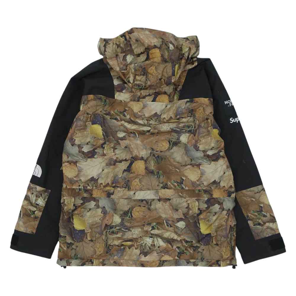 Supreme シュプリーム 16AW NP51601I × THE NORTH FACE Mountain Light Jacket Leaves 国内正規品 ノースフェイス マウンテンライトジャケット枯葉　サイズM ブラウン系 M【中古】