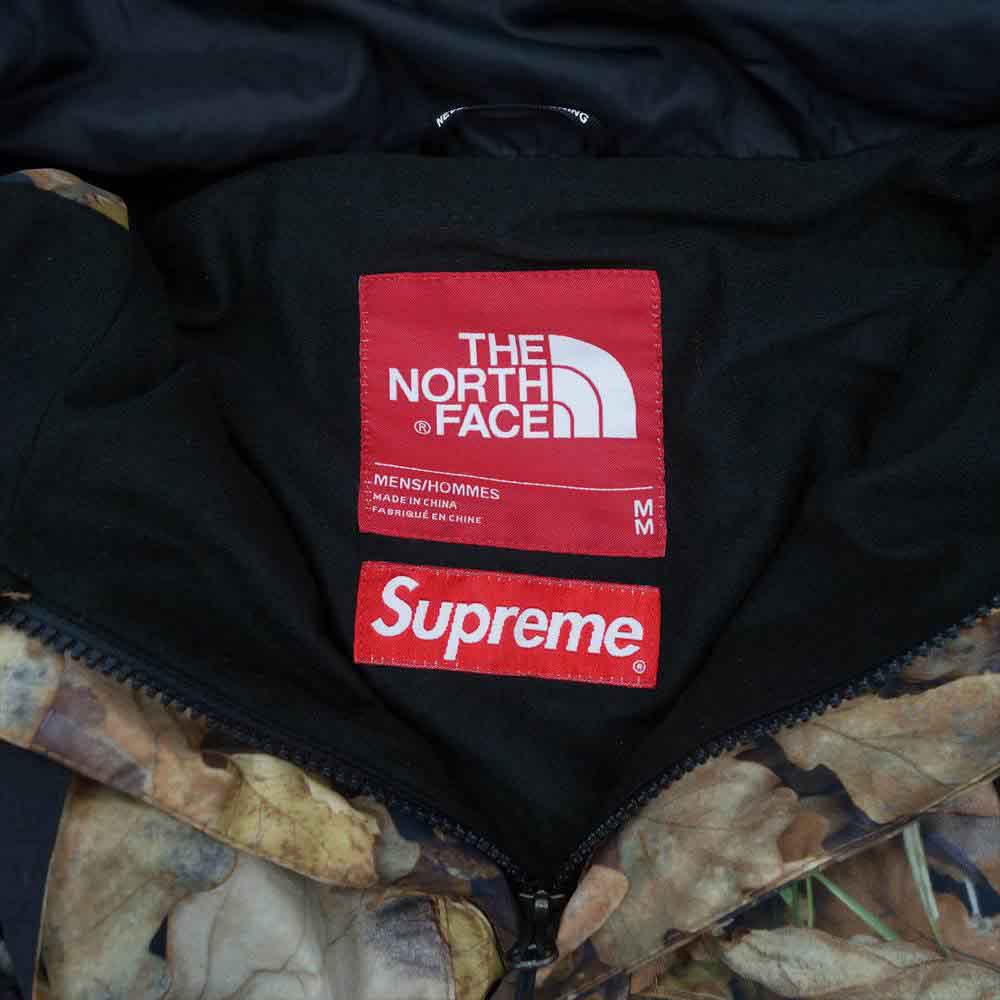 Supreme シュプリーム 16AW NP51601I × THE NORTH FACE Mountain Light Jacket Leaves 国内正規品 ノースフェイス マウンテンライトジャケット枯葉　サイズM ブラウン系 M【中古】