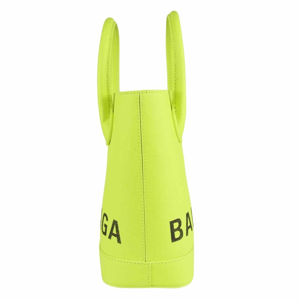BALENCIAGA バレンシアガ VILLE TOTE XXS ヴィル トート バッグ イエロー系【美品】【中古】