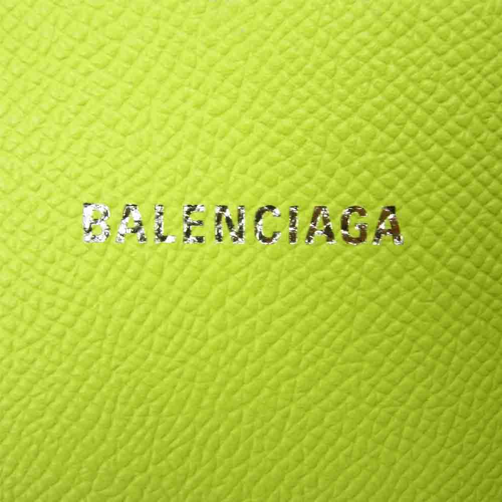 BALENCIAGA バレンシアガ VILLE TOTE XXS ヴィル トート バッグ イエロー系【美品】【中古】