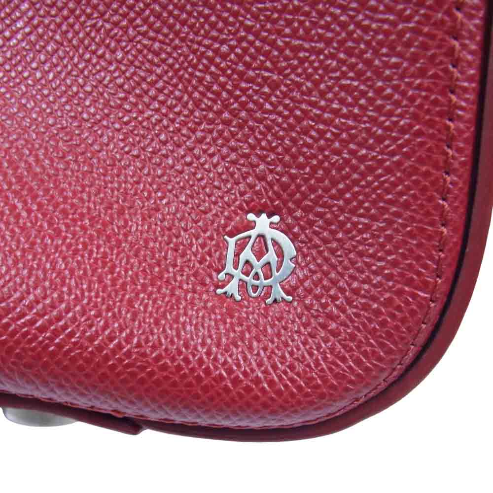 Dunhill ダンヒル BOURDON ボードン レザー ブリーフケース ビジネスバッグ エンジ系【美品】【中古】