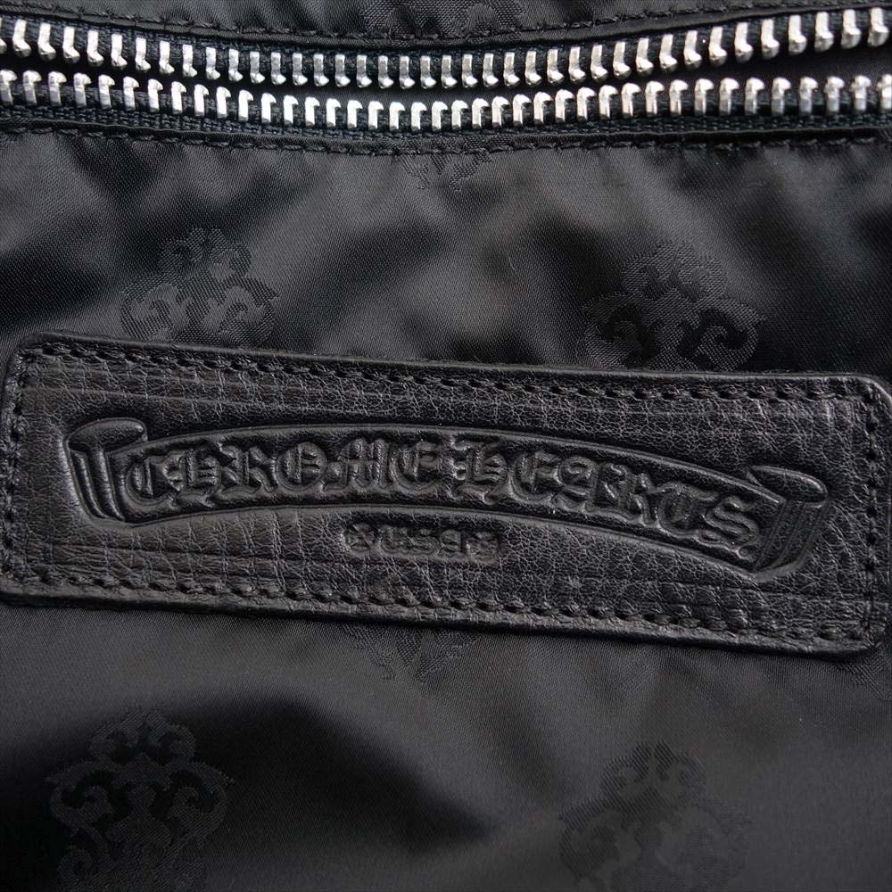 CHROME HEARTS クロムハーツ（原本有） TOTE W/SNP 3CMTRY PTCHS 3セメタリー レザー トート バッグ ブラック系【中古】