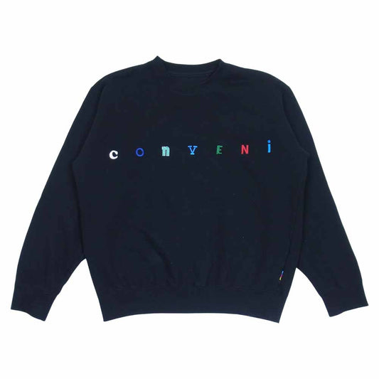 ザ コンビニ × fragment design フラグメント クルー スウェット ブラック系 M【中古】