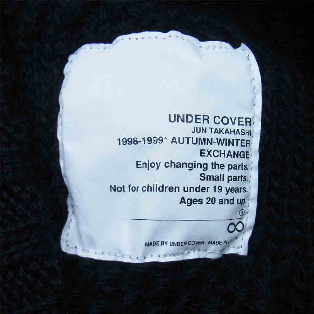 UNDERCOVER アンダーカバー EVCHANGE期 エクスチェンジ期 ニット カーディガン ブラック系 L【中古】
