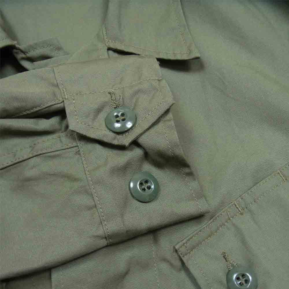 Buzz Rickson's バズリクソンズ BR12247 COAT MAN'S COMBAT TROPICAL トロピカル コンバット ジャケット ミリタリー ジャケット カーキ系 XL【美品】【中古】