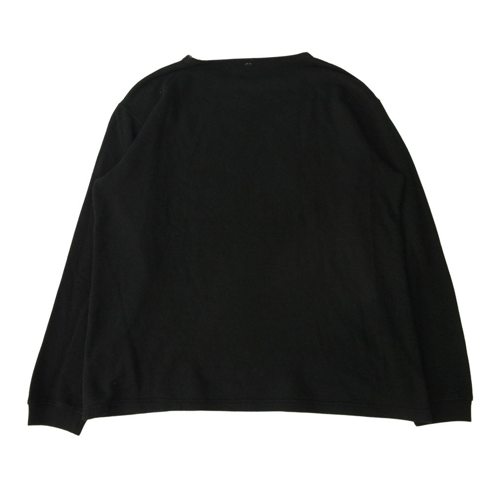 PORTER CLASSIC ポータークラシック FRENCH THERMAL CREWNECK フレンチ サーマル クルーネック カットソー ブラック系 XL【中古】