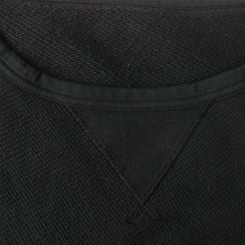 PORTER CLASSIC ポータークラシック FRENCH THERMAL CREWNECK フレンチ サーマル クルーネック カットソー ブラック系 XL【中古】