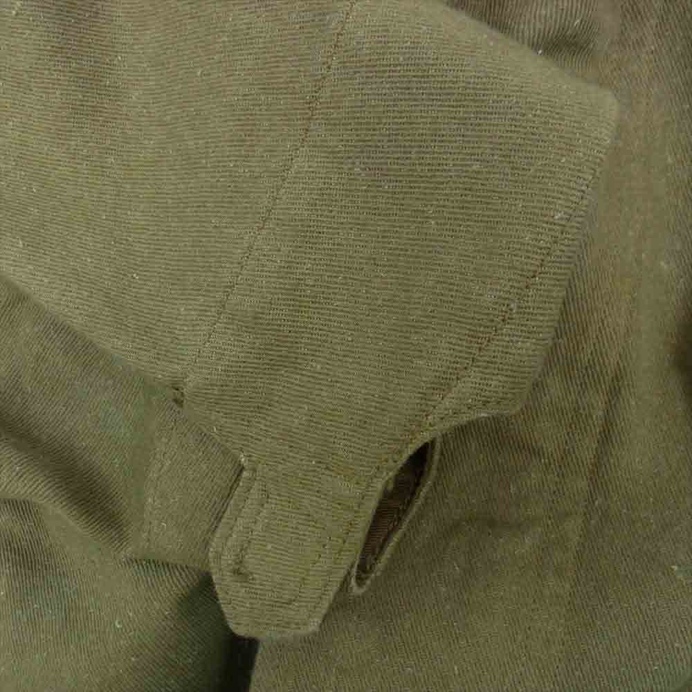 ダブレット 22SS 22ss15bl134 SILK TWILL MILITARY BLOUSON シルク ツイル ミリタリー ブルゾン ジャケット カーキ系 M【極上美品】【中古】