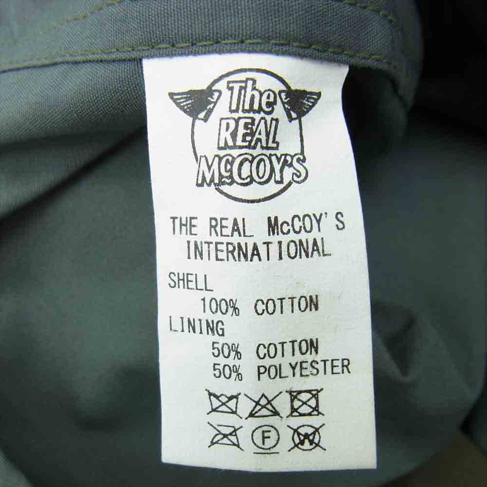 The REAL McCOY'S ザリアルマッコイズ MJ17010 M-65 FIELD JACKET 1st MODEL フィールド ジャケット ミリタリー ジャケット カーキ系【美品】【中古】