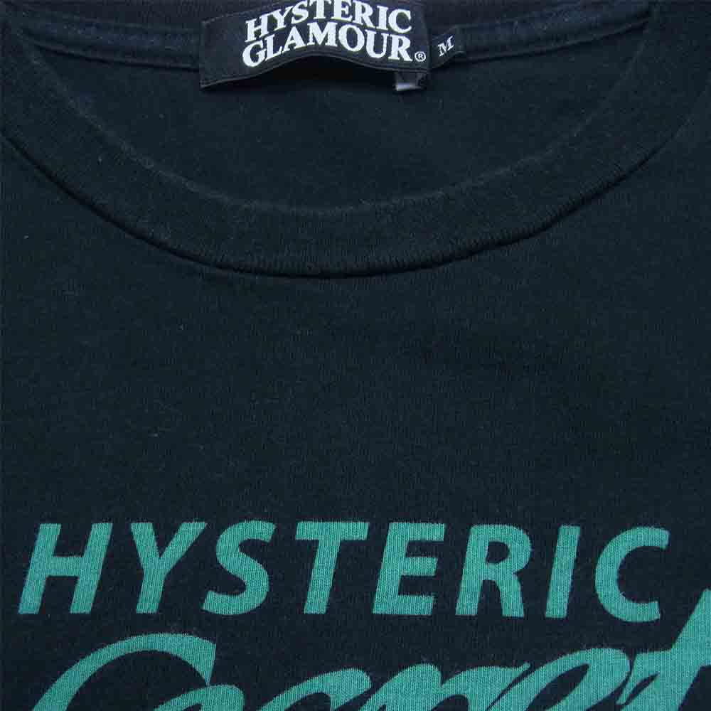 HYSTERIC GLAMOUR ヒステリックグラマー 0224CT03 HIGHEST QUALITY pt Tシャツ ブラック系 M【中古】