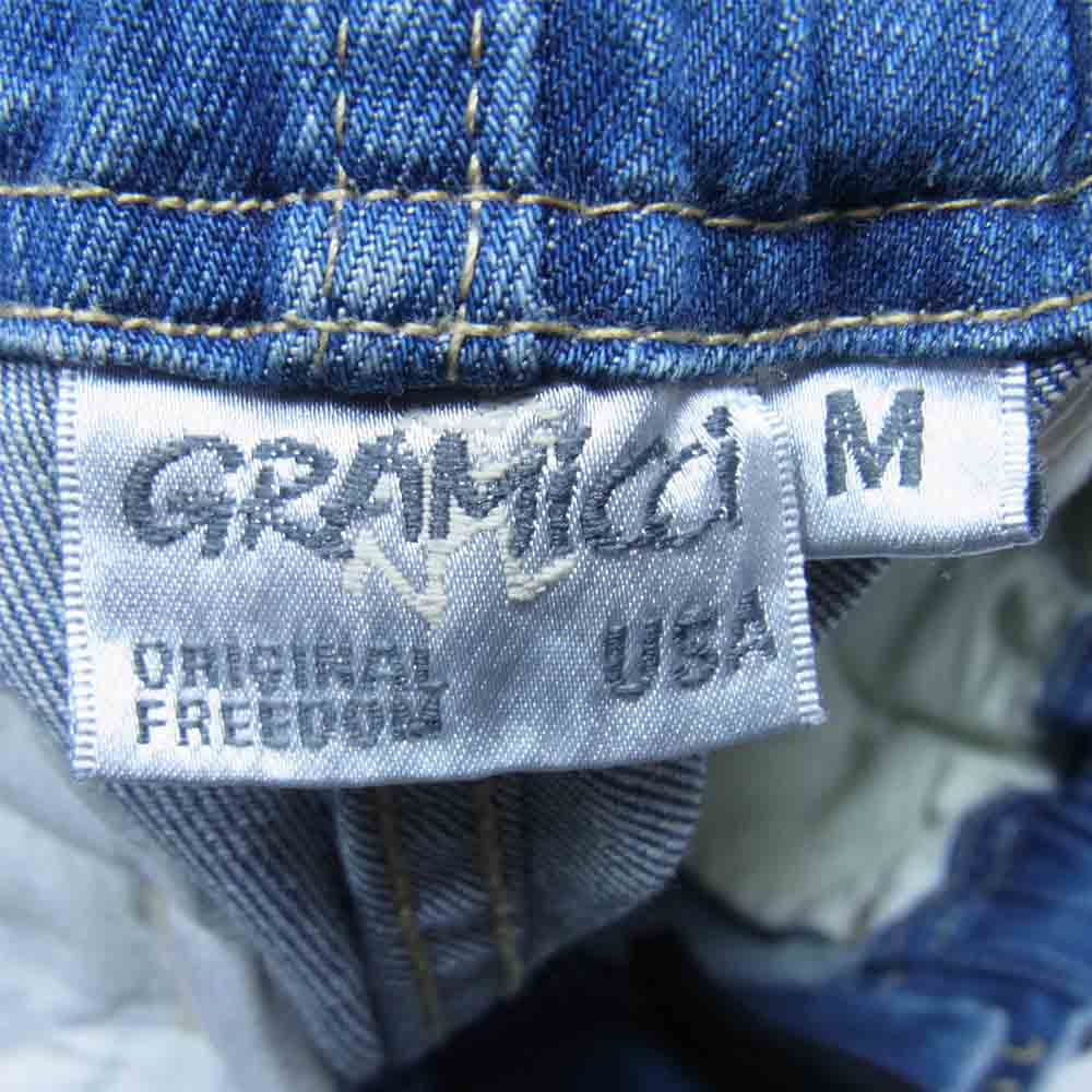 HYSTERIC GLAMOUR ヒステリックグラマー 0253AP01 × GRAMICCI グラミチ デニム イージーパンツ インディゴブルー系 M【中古】