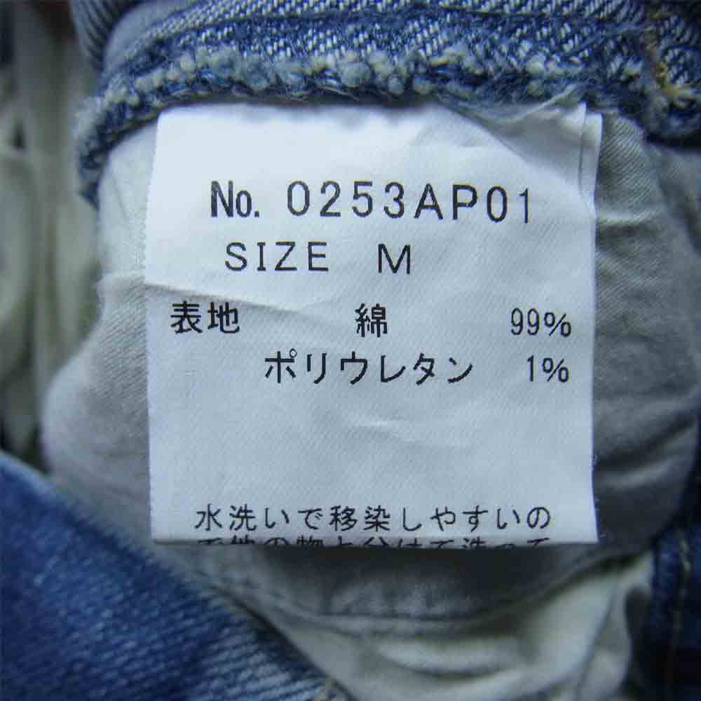 HYSTERIC GLAMOUR ヒステリックグラマー 0253AP01 × GRAMICCI グラミチ デニム イージーパンツ インディゴブルー系 M【中古】