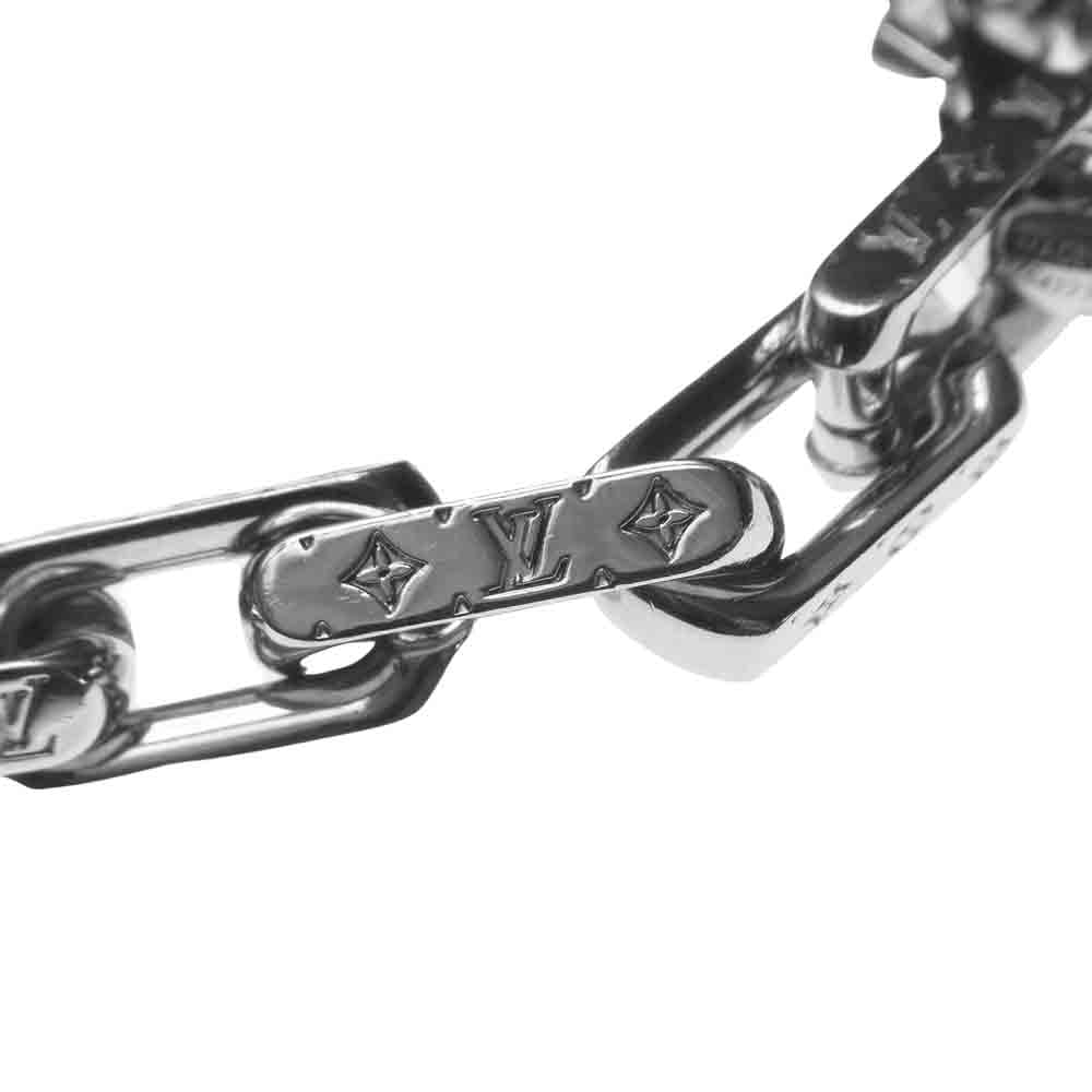 LOUIS VUITTON ルイ・ヴィトン M64223 チェーン モノグラム ブレスレット シルバー系【中古】