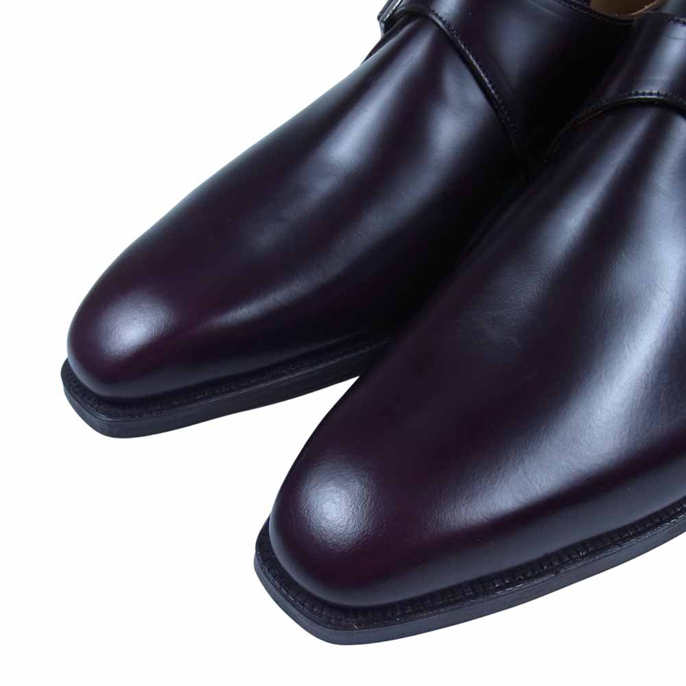 CROCKETT&JONES クロケットアンドジョーンズ EDIFICE 25118 Monkton エディフィス モンクシューズ ダークブラウン系 7E【新古品】【未使用】【中古】