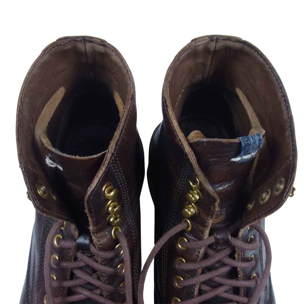 VISVIM ビズビム 0217902002001 ICT限定 VIRGIL BOOTS ヴァージル ブーツ ダークブラウン系 M10【中古】