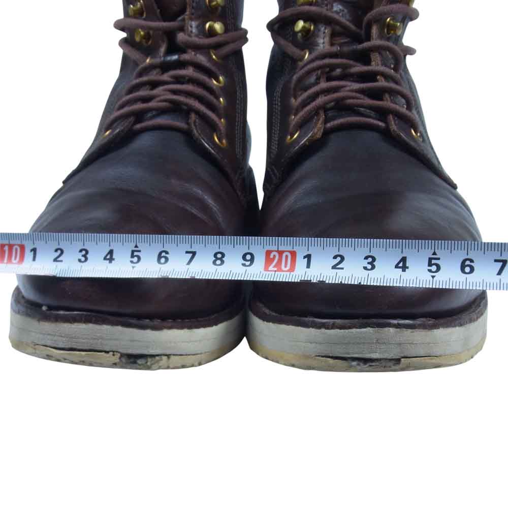 VISVIM ビズビム 0217902002001 ICT限定 VIRGIL BOOTS ヴァージル ブーツ ダークブラウン系 M10【中古】