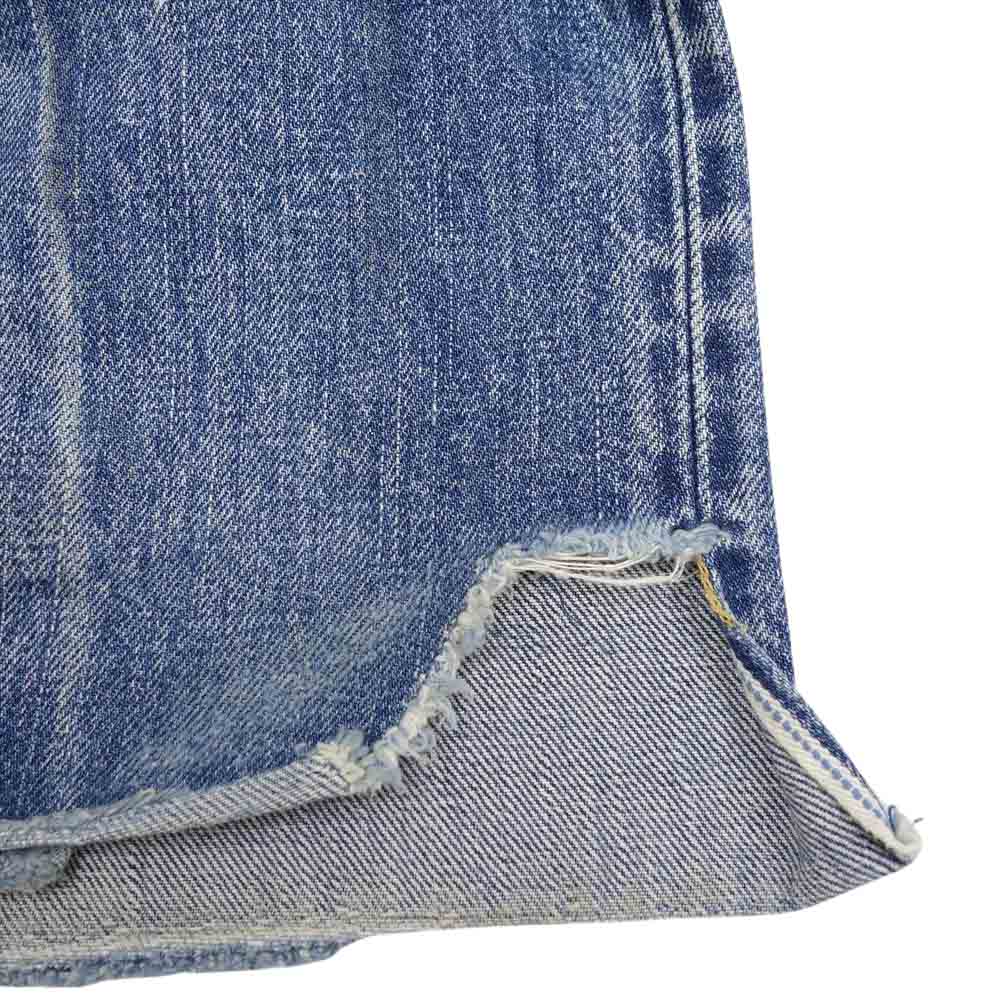VISVIM ビズビム 18SS 0118105005041 SS JOURNEYMAN PANTS TACKED CRASH クラッシュ ジャーニーマン デニム パンツ インディゴブルー系 ３【中古】