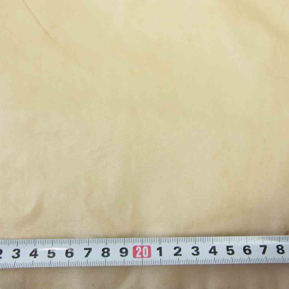 YVES SAINT LAURENT イヴサンローラン FR017-026-01 PARIS オールド コットンギャバ ギャザースリーブ コート ベージュ系【中古】