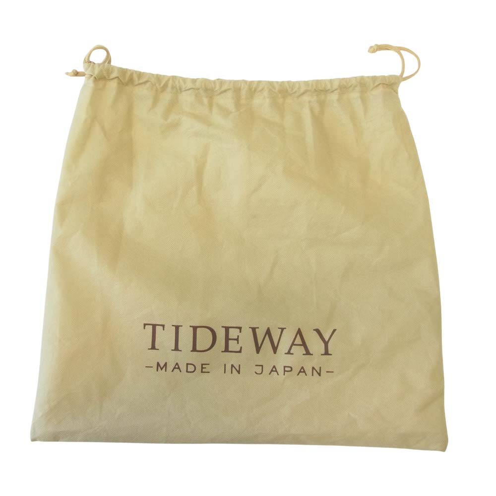 タイドウェイ 2WAY がま口 レザー ミニショルダーバッグ ブラック系【中古】