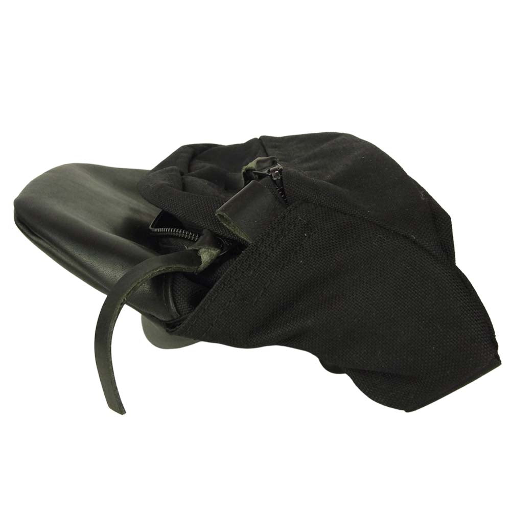 Yohji Yamamoto ヨウジヤマモト Y's YD-118-692 ワイズ カウハイド レザー切替 ボディバッグ ブラック系【美品】【中古】