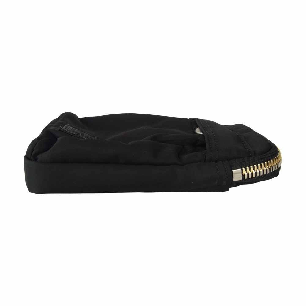 Sacai サカイ 21-0186S ×PORTER Mobile Pouch ポーター モバイル ショルダー ポーチ ブラック系【美品】【中古】