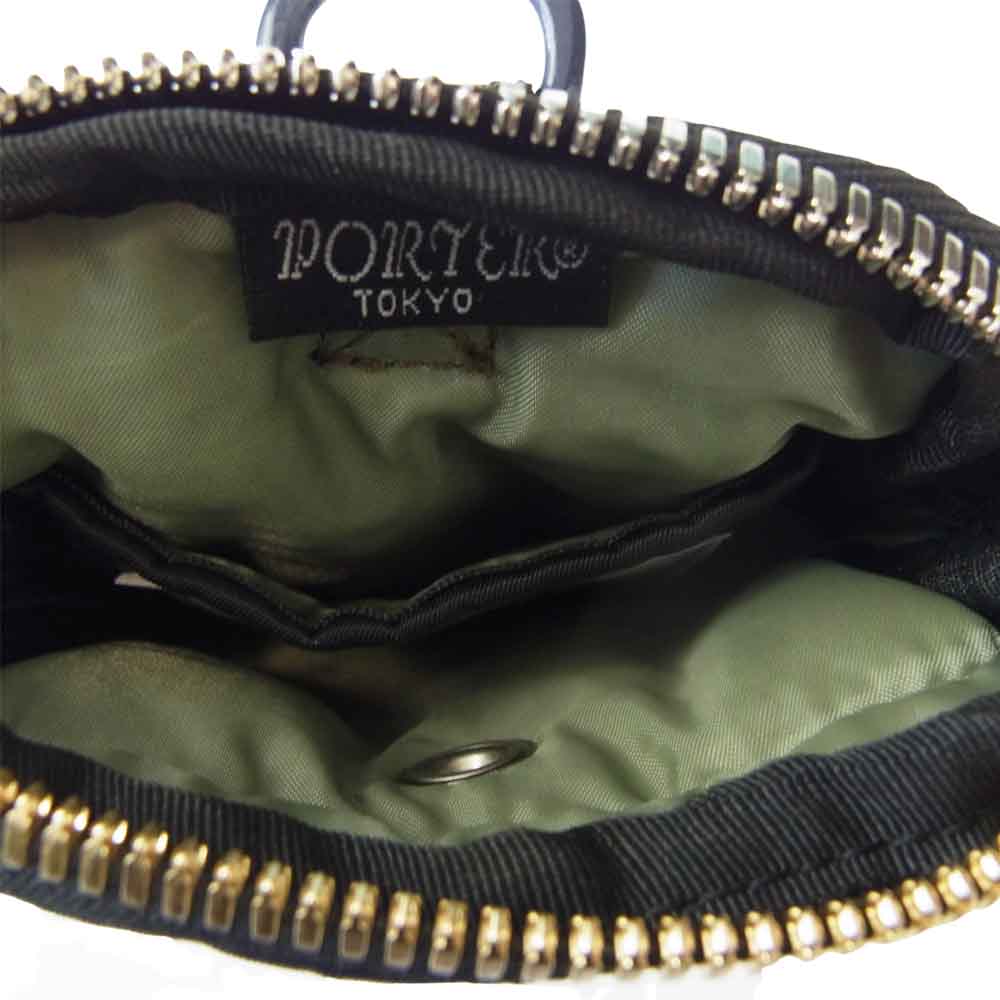Sacai サカイ 21-0186S ×PORTER Mobile Pouch ポーター モバイル ショルダー ポーチ ブラック系【美品】【中古】