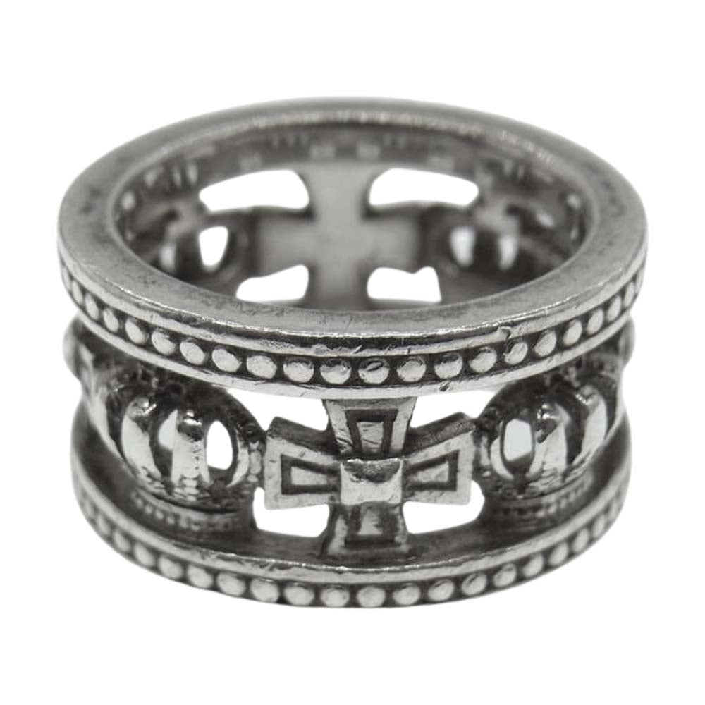 Justin Davis ジャスティンデイビス SRJ175 MEDIEVAL Wedding Band Ring メディバル ウェディング バンド リング シルバー系 12.5号【中古】