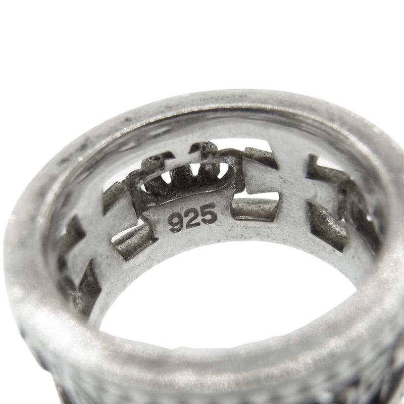 Justin Davis ジャスティンデイビス SRJ175 MEDIEVAL Wedding Band Ring メディバル ウェディング バンド リング シルバー系 12.5号【中古】