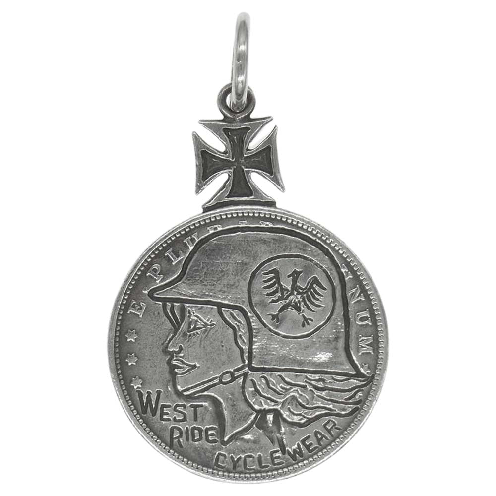 ウエストライド コイン ペンダントトップ シルバー系【中古】
