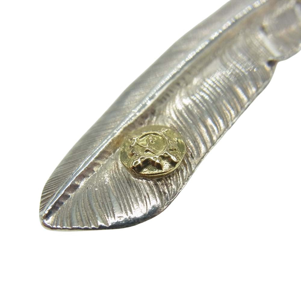 FIRST ARROW's ファーストアローズ K18 メタル付き フェザー シルバー系【中古】