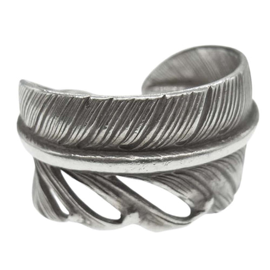 WINGROCK ウィングロック FEATHER RING フェザーリング シルバー系【中古】
