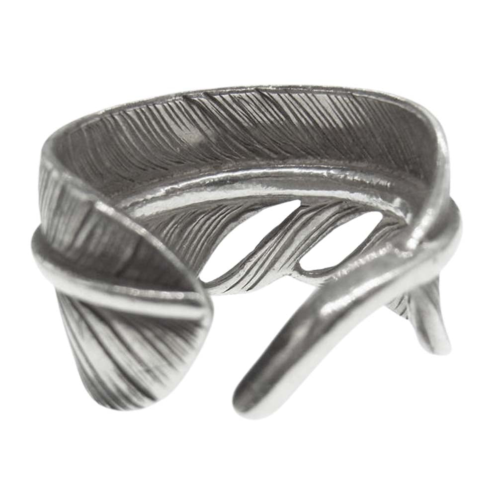 WINGROCK ウィングロック FEATHER RING フェザーリング シルバー系【中古】